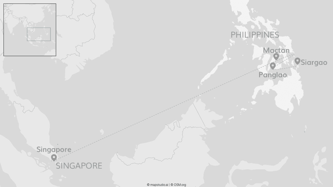 Singapore and Philippines: From Siargao to skyline