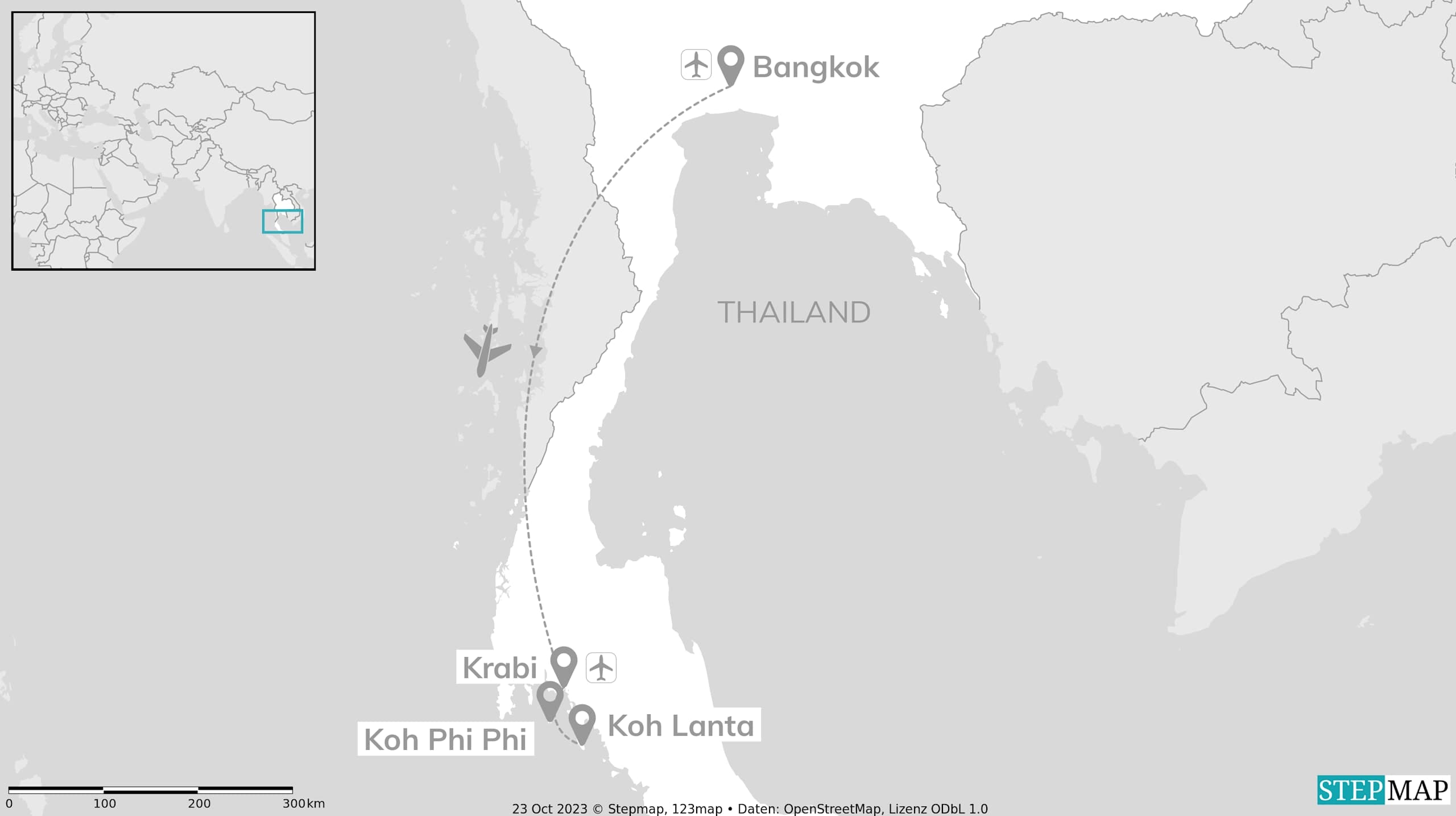 Southern Thailand: Bangkok, Krabi and Koh Lanta